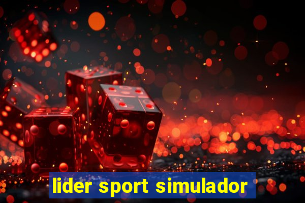 lider sport simulador